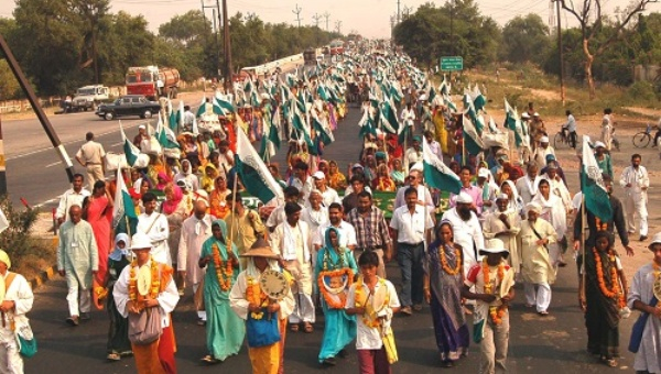 Footmarch from Palwal to Delhi from 20th to 23rd February